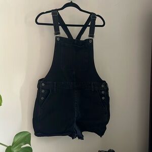Madewell Black Overalls Size XL